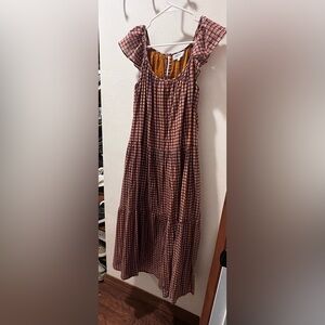 Olivia James Maxi - Perfect Fall Gingham Plaid Dress